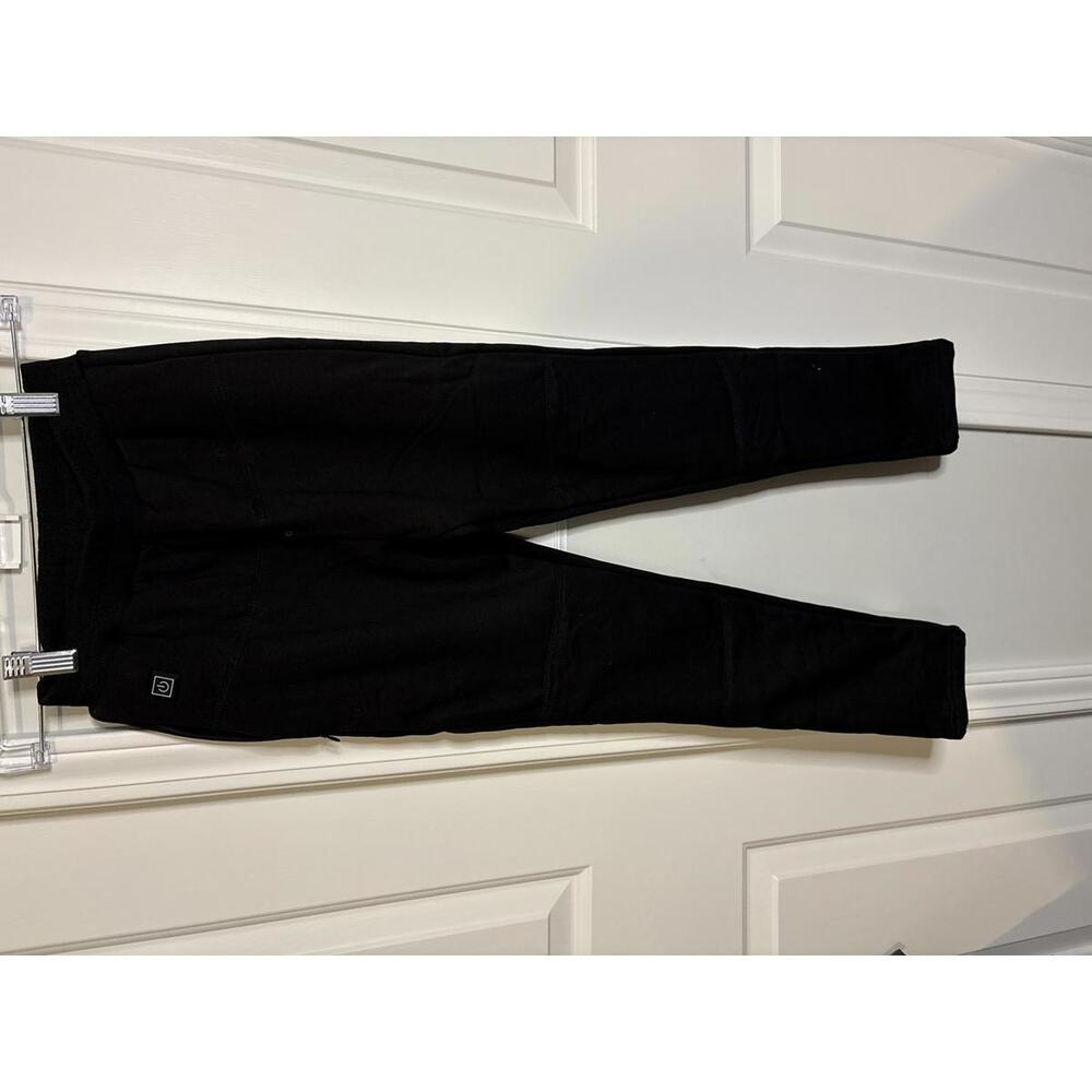 Black Heated Jogger Pants with Power Button Control Battery not included 459